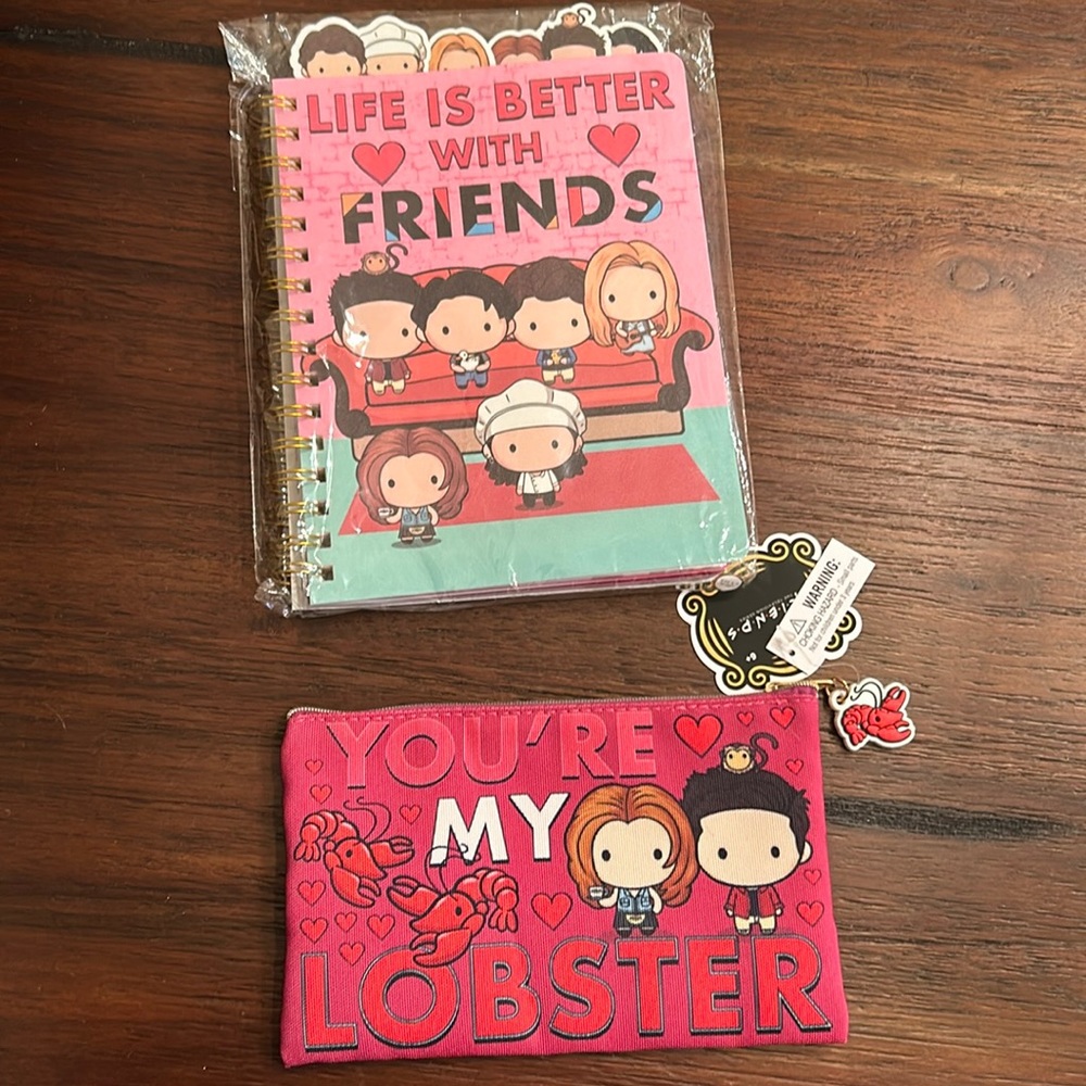 Friends Journal and zippered pouch